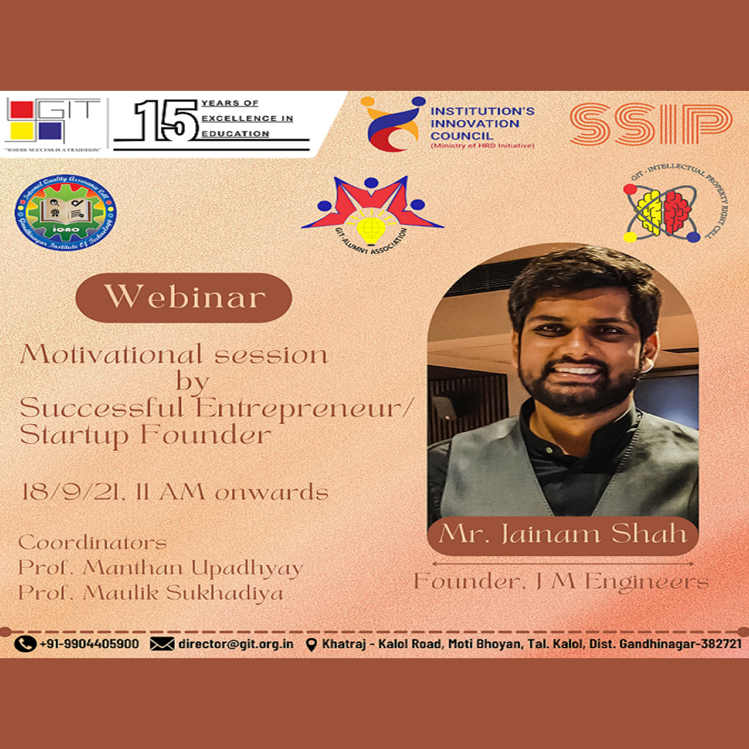 Motivational Session By Successful Entrepreneur