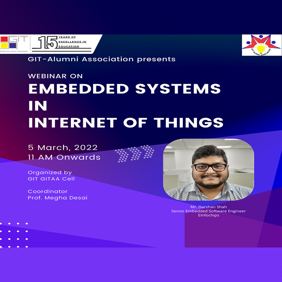 GITAA Talk On “Embedded System In IoT”