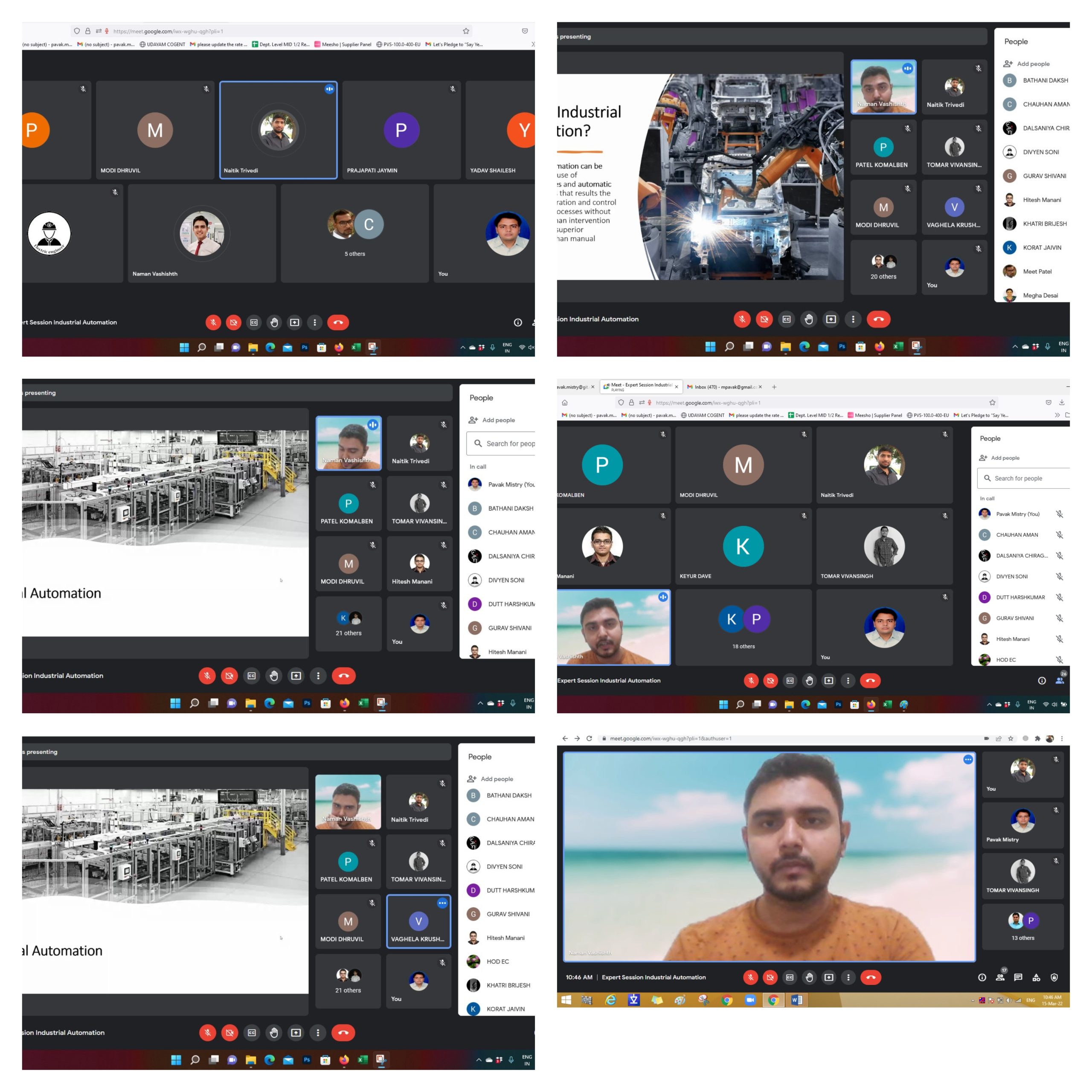 Online expert lecture on Industrial Automation