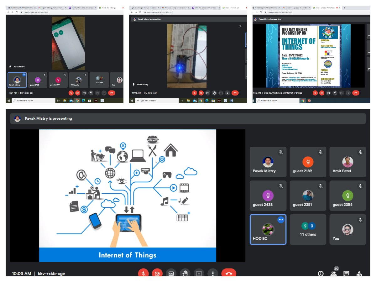 One day Online workshop on Internet of things