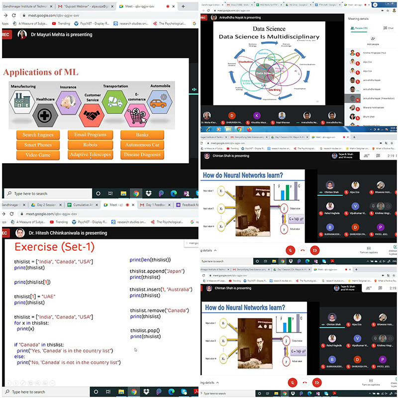 Webinar on “Demystifying Data Science using Machine Learning”