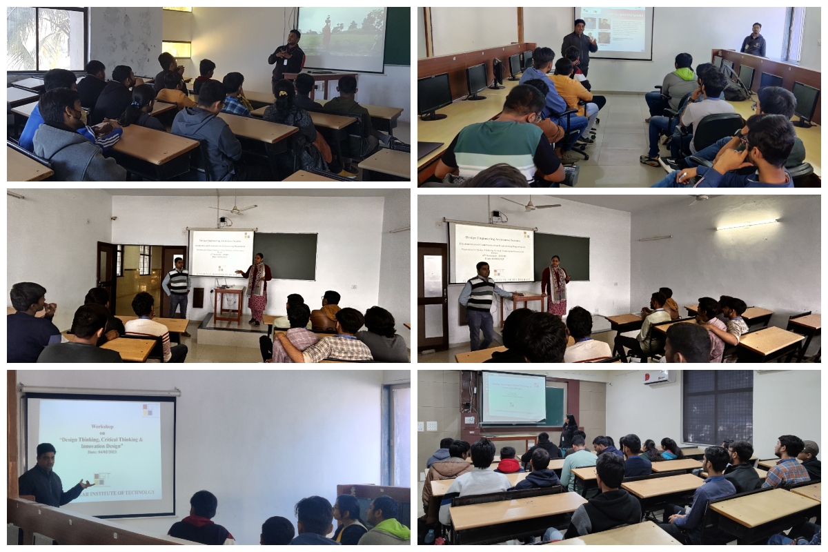 A Report of “Workshop on Design Thinking, Critical Thinking & Innovation Design”
